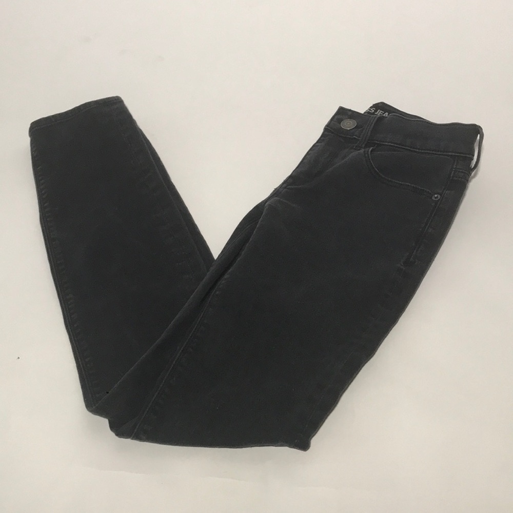 Express faded skinny black jeans